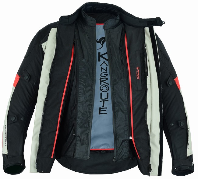CHAQUETA DE MOTO CUATRO ESTACIONES ( 4SEASON ) TRICAPA TIPO 3/4 