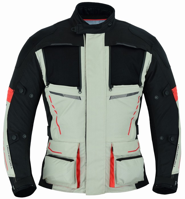 CHAQUETA DE MOTO CUATRO ESTACIONES ( 4SEASON ) TRICAPA TIPO 3/4 