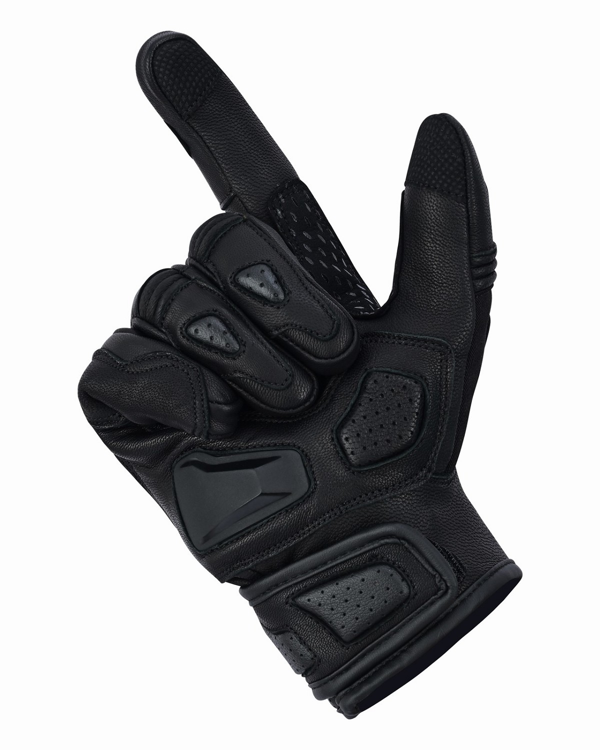 GUANTES DE MOTO EN PIEL ANILINA CON PROTECCIONES DE TPU, CON HOMOLOGACI&Oacute;N CE, IDEALES PARA ENTRETIEMPO Y VERANO