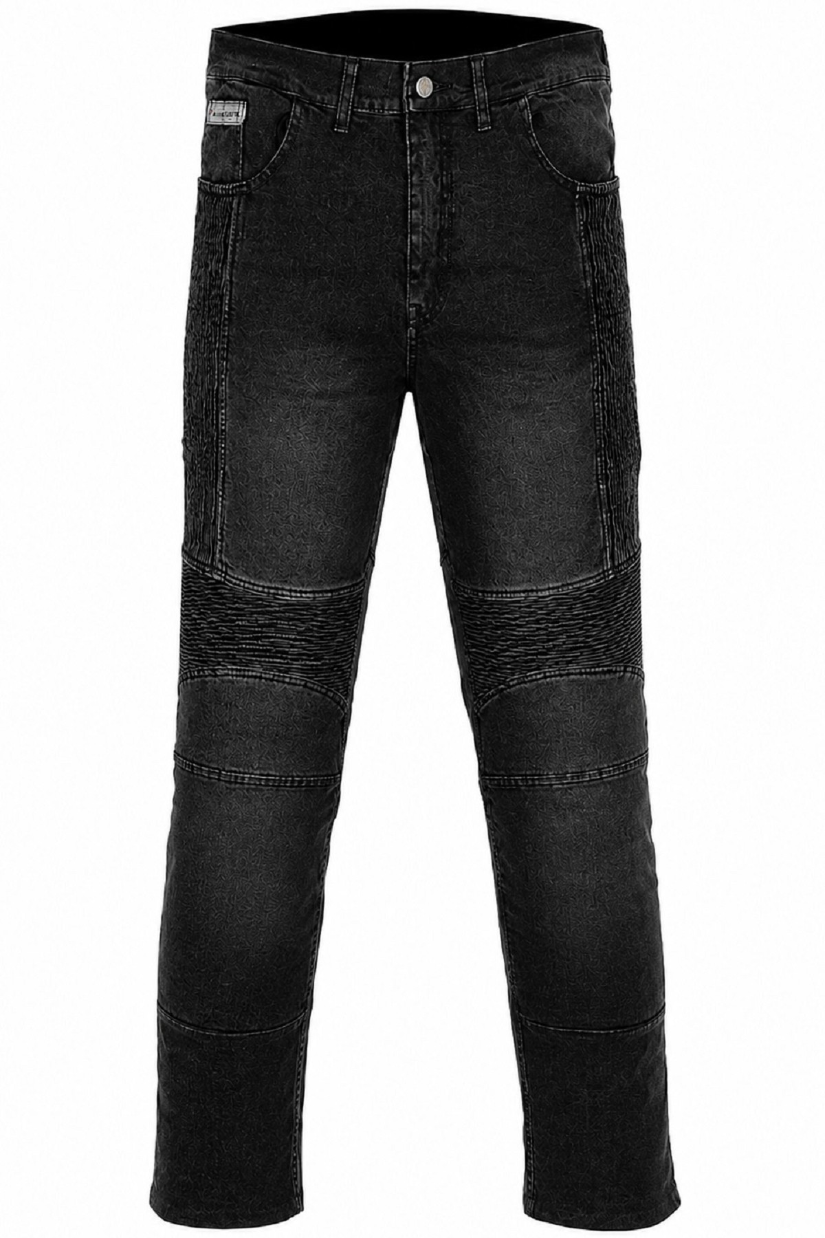 PANTALÓN VAQUERO UNISEX DE KEVLAR (TEJANO FLEXIBLE) CON PROTECCIONES C.E. Y ZONAS ELÁSTICAS PANTALÓN VAQUERO UNISEX DE KEVLAR (TEJANO FLEXIBLE) CON PROTECCIONES C.E. Y ZONAS ELÁSTICAS