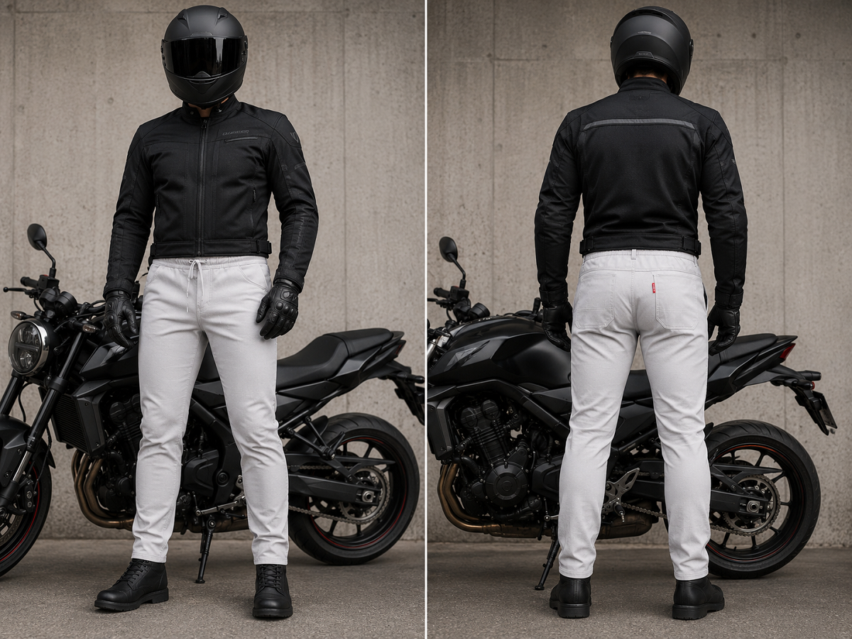 PANTALÓN CHÁNDAL DE MOTO UNISEX, ELÁSTICO, 100% FORRADO EN KEVLAR® Y CON PROTECCIONES GEL CE NIVEL 2. PANTALÓN CHÁNDAL DE MOTO UNISEX, ELÁSTICO, 100% FORRADO EN KEVLAR® Y CON PROTECCIONES GEL CE NIVEL 2.