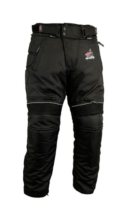 PANTALÓN DE MOTO EN CORDURA IMPERMEABLE, PROTECCIONES CE, UNISEX