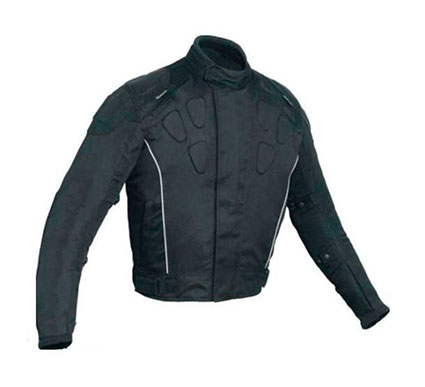 CHAQUETA PARA MOTEROS EN CORDURA, 100% IMPERMEABLE