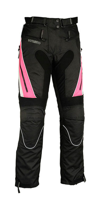 PANTALON DE MOTO EN CORDURA PARA CHICAS 100% IMPERMEABLE