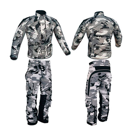 MONO DE CORDURA CAMUFLAJE GRIS DE DOS PIEZAS 