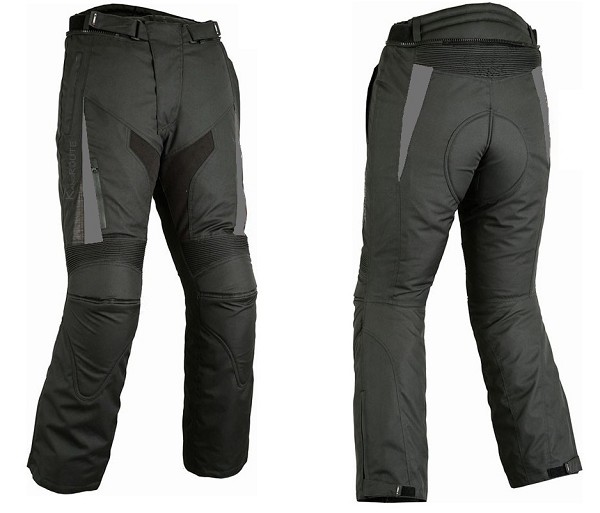 PANTALON DE MOTO EN CORDURA IMPERMEABLE CON PROTECCIONES