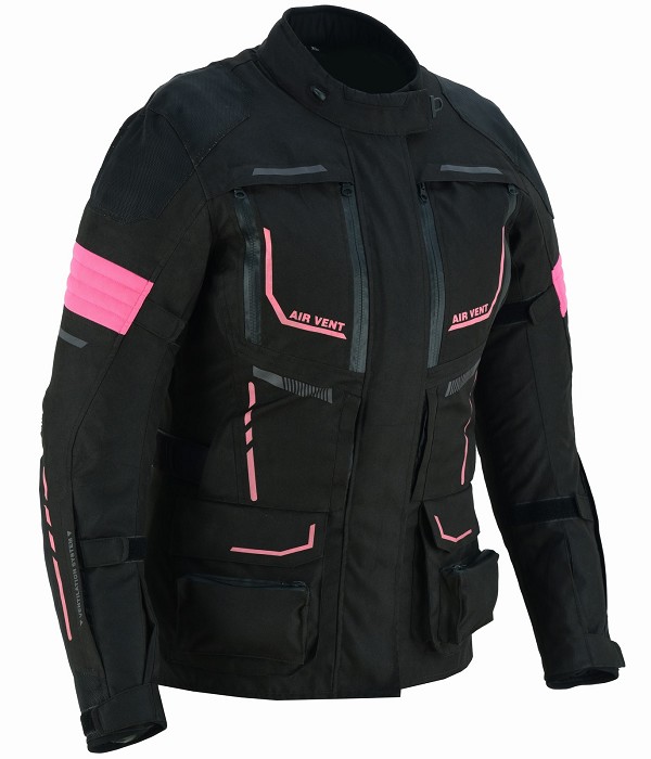 CHAQUETA DE MOTO MUJER CUATRO ESTACIONES 4SEASON TRICAPA TOURING 3/4