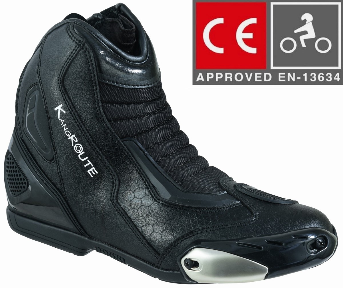 BOTAS DE MOTO CARRETERA ESTILO DEPORTIVO CAÑA CORTA IMPERMEABLES Y TRANSPIRABLES CON HOMOLOGACIÓN CE Y EPI