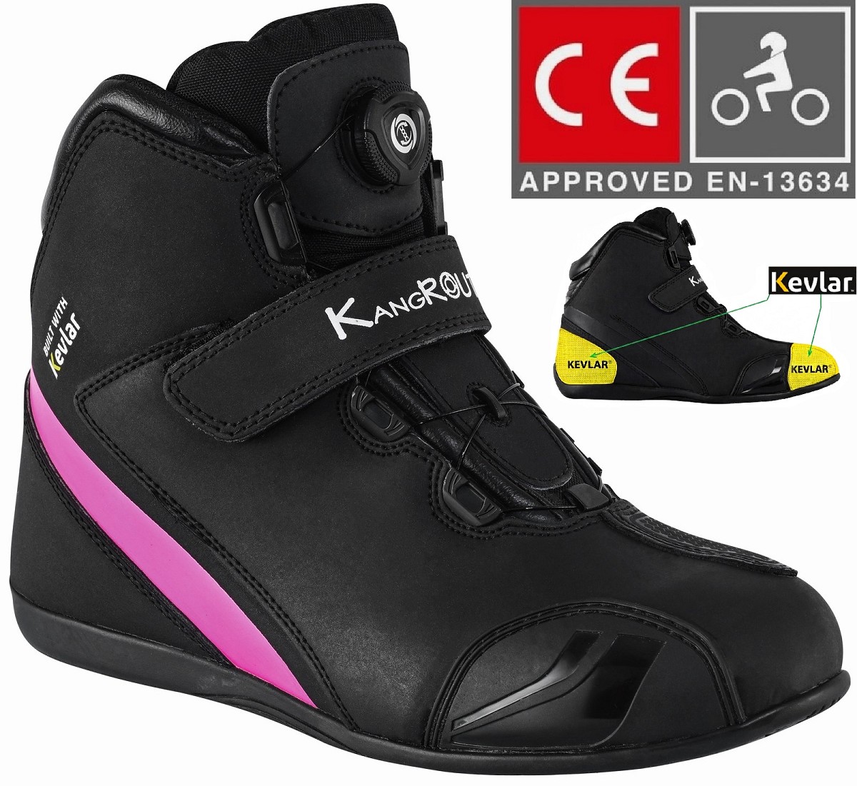 ZAPATILLAS DE MOTO IMPERMEABLES Y TRANSPIRABLES CON HOMOLOGACI&Oacute;N CE Y EPI