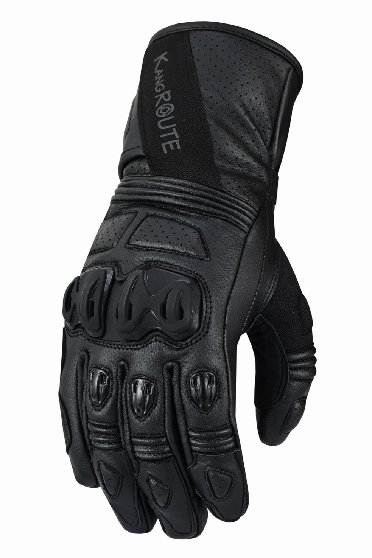 GUANTES DE PIEL PARA MOTORISTAS, INVERNALES, CON PROTECCIONES DE TPU, MEMBRANA IMPERMEABLE Y DISE&Ntilde;O DEPORTIVO