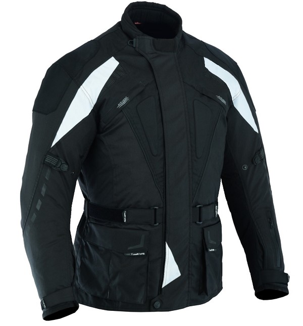 VESTE (BLOUSON) MOTEUR EN CORDURA TYPE 3/4 AVEC PROTECTIONS ET IMPERMÉABLES