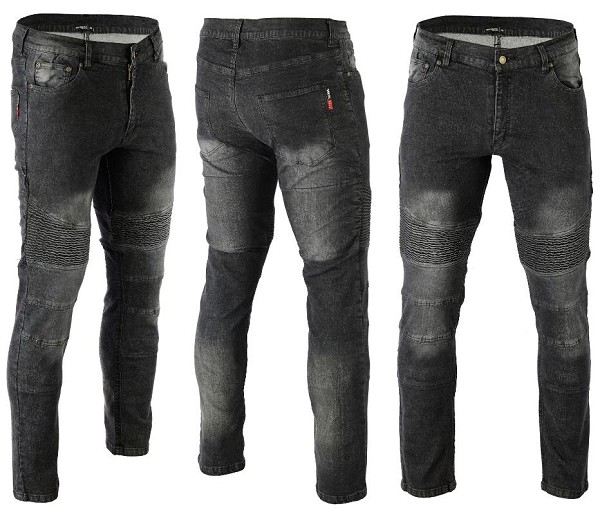 PANTALÓN VAQUERO TEJANO FLEXIBLE UNISEX CON REFUERZOS DE TEJIDO KEVLAR Y PROTECCIONES C.E.