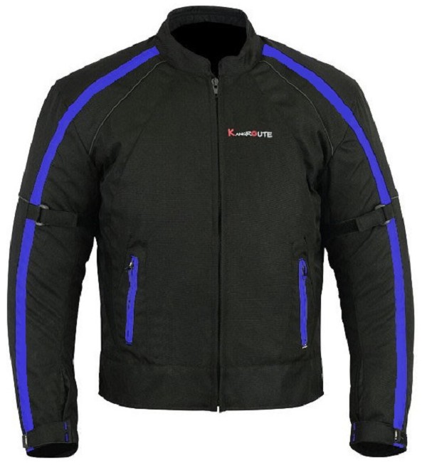 CHAQUETA DE MOTO EN CORDURA, 100% IMPERMEABLE CON PROTECCIONES C.E. UNISEX