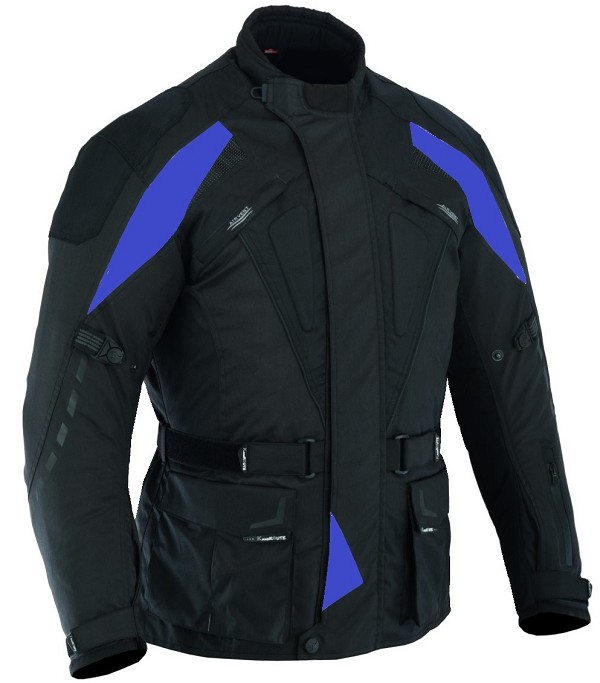 CHAQUETA DE MOTO 3/4 EN CORDURA, PROTECTORES C.E, IMPERMEABLE, UNISEX