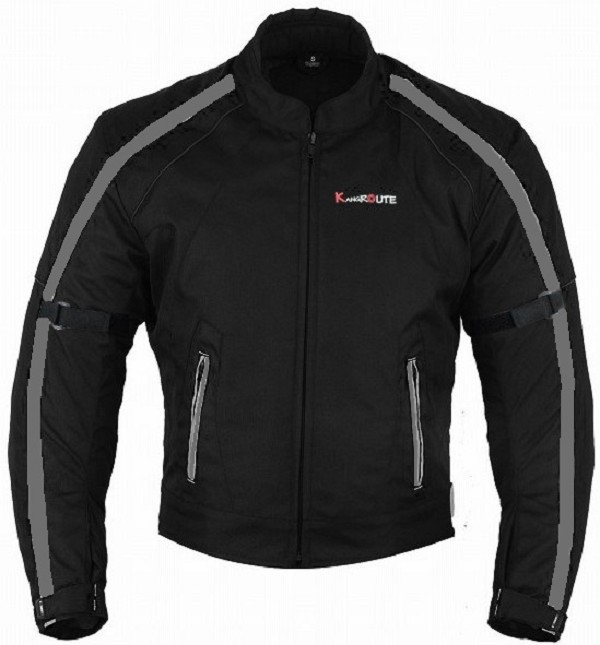 CHAQUETA DE MOTO EN CORDURA, 100% IMPERMEABLE CON PROTECCIONES C.E. UNISEX