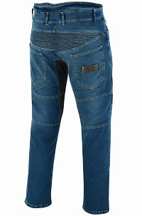 PANTALÓN KEVLAR VAQUERO UNISEX FLEXIBLE CON ZONAS ELÁSTICAS Y PROTECCIONES C.E.