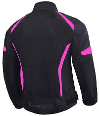 CHAQUETA DE CHICAS DE MOTO PARA VERANO CON PROTECCIONES CE