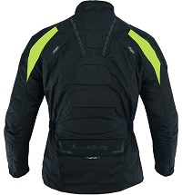 CHAQUETA DE MOTO EN CORDURA 3/4 UNISEX, PROTECTORES C.E Y 100% IMPERMEABLE