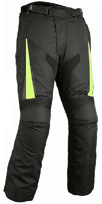 PANTALON DE CORDURA IMPERMEABLE CON PROTECCIONES