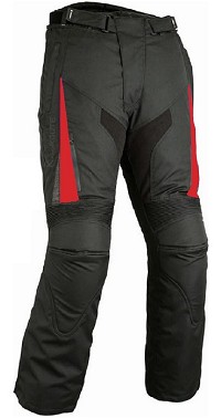 PANTALON DE CORDURA IMPERMEABLE CON PROTECCIONES
