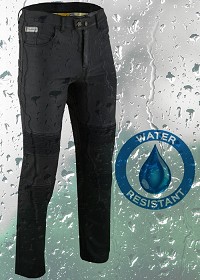PANTALÓN KEVLAR VAQUERO UNISEX FLEXIBLE CON ZONAS ELÁSTICAS, TRATAMIENTO IMPERMEABLE Y PROTECCIONES C.E.