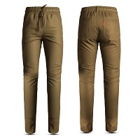 PANTALÓN VAQUERO CHÁNDAL DE MOTO UNISEX, ELÁSTICO, 100% FORRADO EN KEVLAR® Y CON PROTECCIONES GEL CE NIVEL 2.