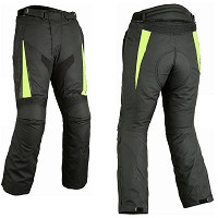 PANTALON DE MOTO EN CORDURA AVEC PROTECTIONS ET IMPERMÉABLES